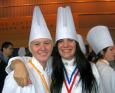 Jennifer O'Brien and Stephanie Wells-Gray both Ames High School 2003(AHS 1993) graduate from Culinary Institute October 20, 2007